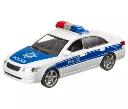 Полицейская машина 1:16 на бат(свет,звук)в коробке открываются двери;звуки сирены и мотора WY560A