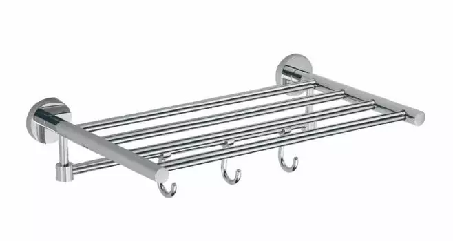 Полка для полотенец 40 см(4 крючка) Savol 87 (S-408745)