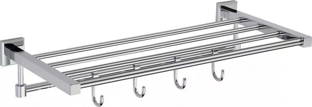 Полка для полотенец 50 см 5 крючков Savol 95 (S-509544)