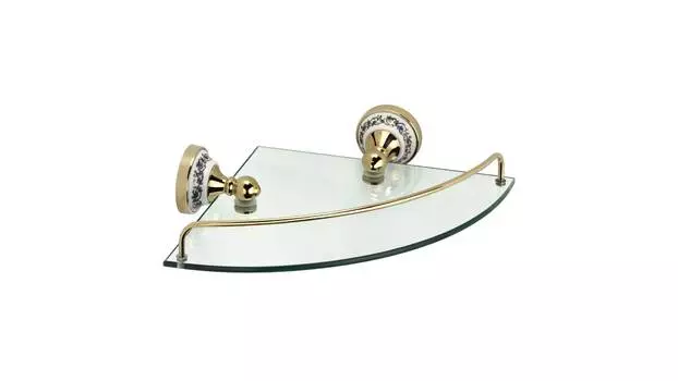 Полка FIXSEN Bogema стеклянная угловая (FX-78503A)