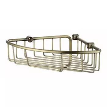 Полка настенная угловая KAISER 214*214*60 (103) Bronze/латунь (KH-5011)