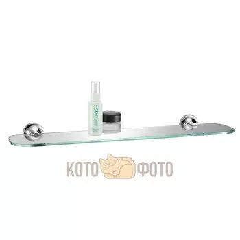 Полка стеклянная с бортиком Milardo Magellan MAGSMG0M44