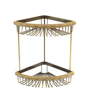 Полка угловая Lemark Jasmine LM6682B 2-ярусная Lemark Jasmine LM6682B