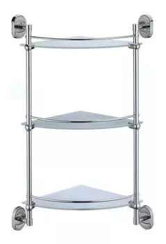 Полка угловая тройная (стеклянная) Savol 70 (S-007073-3)