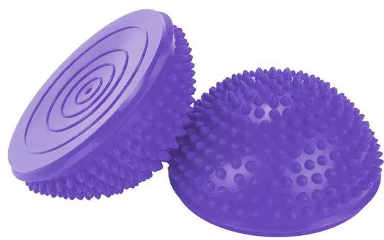 Полусфера массажная балансировочная (2шт) 97437 R 16*8 см Фиолетовый