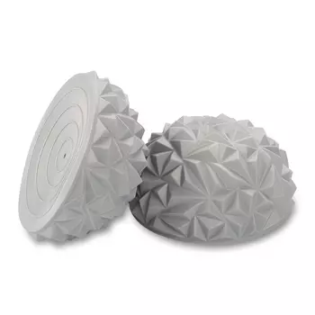 Полусфера массажная балансировочная (2шт) INDIGO IN298 16x8 см Серый