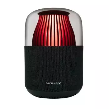 Портативная акустика с подсветкой Momax Space True Wireless 360 - Black, Чёрный