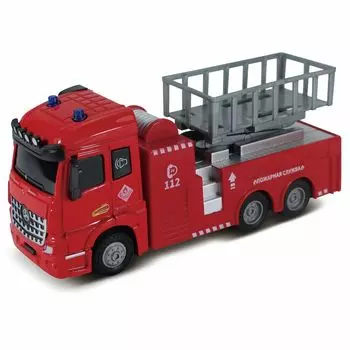 Пожарная машина с подъемным механизмом, кабина die-cast FТ61078