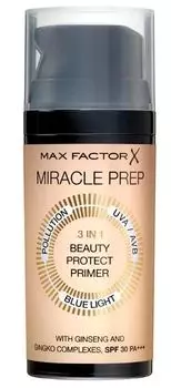 Праймер для лица Max Factor Miracle Prep 3 In 1, тон прозрачный