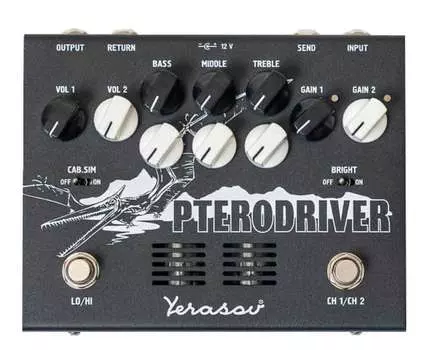 Предусилитель гитарный ламповый Yerasov PD-7 Pterodriver