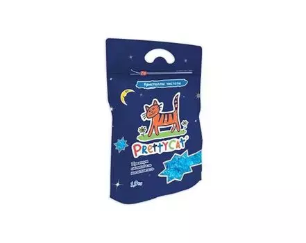 PrettyCat наполнитель силикагелевый кристаллы чистоты 1,9 кг