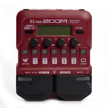 Процессор эффектов Zoom B1 FOUR для бас-гитары