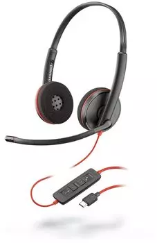 Проводная гарнитура Plantronics BlackWire C3220 black Витринный образец