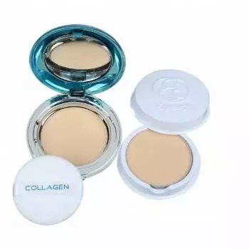 Пудра увлажняющая с коллагеном + запасной блок Enough Collagen Premium Hydro Two Way Cake SPF50 №23 12 г