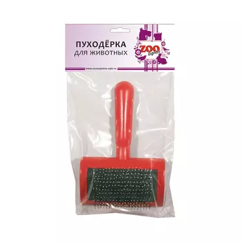 Пуходерка пластмассовая большая с каплей 10,5*16 см 23052