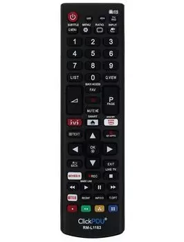 Пульт ClickPdu для LG RM-L1163 (RM-L1162 ivi)с ivi корпус пульта AKB75095312