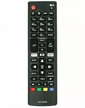 Пульт дистанционного управления LG AKB75095308 ic LCD TV NETFLIX / AMAZON маленький корпус