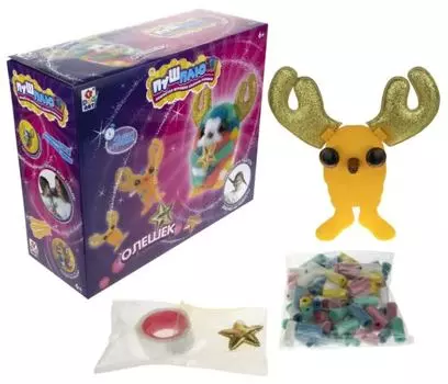 ПУШ-ПЛЮШ Набор для творчества "Олешек" в кор. 25х21х9,5 см