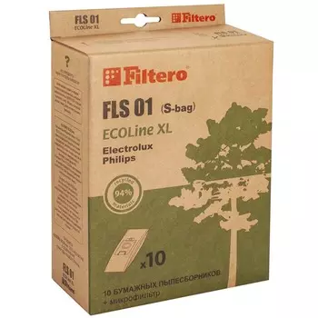 Пылесборники Filtero FLS 01 (S-bag) (10+) XL ECOLine