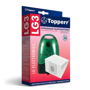 Пылесборники Topperr LG 3 (5пылесбор.+микрофильтр)