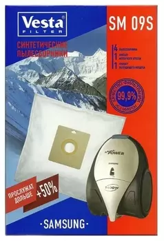 Пылесборники Vesta Filter SM 09 S (4пылесбор.+2фильтра)