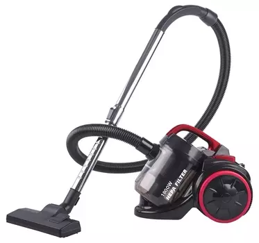 Пылесос Starwind SCV3410 черный/бордовый