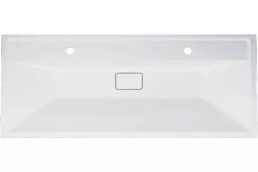 Раковина мебельная 120 см AM.PM INSPIRE V2.0 M50AWPX1201WG, искусственный мрамор, со сливом-переливом