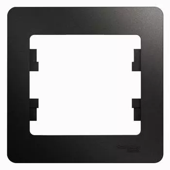 Рамка 1-м Glossa антрацит SchE GSL000701