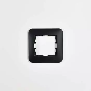 Рамка 1-м KARINA LIFE горизонт. черн. бархат LEZARD 708-4200-146