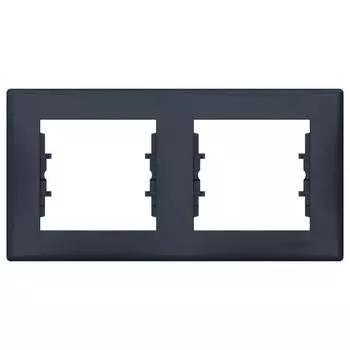 Рамка 2-м Sedna горизонт. графит SchE SDN5800370