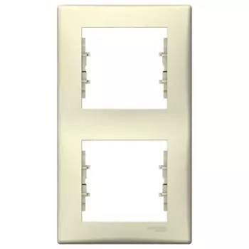 Рамка 2-м Sedna верт. беж. SchE SDN5801147