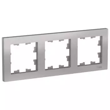 Рамка 3-м ATLAS DESIGN универс. алюм. SchE ATN000303