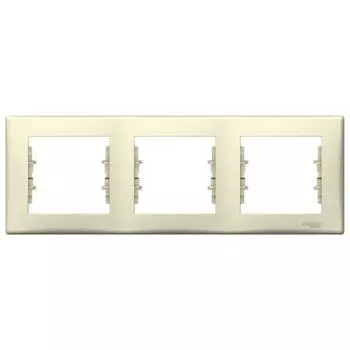 Рамка 3-м Sedna горизонт. беж. SchE SDN5800547