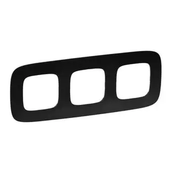 Рамка 3-м Valena Allure универсальная мат. черн. Leg 754403