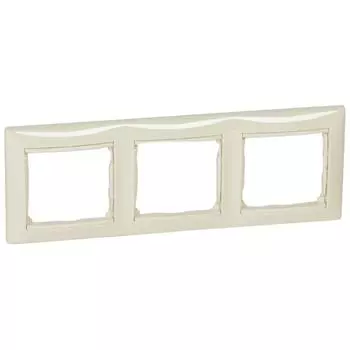 Рамка 3-м Valena горизонт. сл. кость Leg 774353