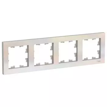 Рамка 4-м ATLAS DESIGN универс. жемчуг SchE ATN000404