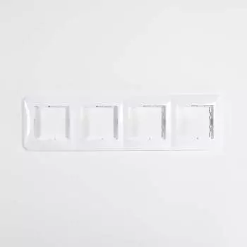 Рамка 4-м KARINA LIFE горизонт. бел. LEZARD 708-0200-149