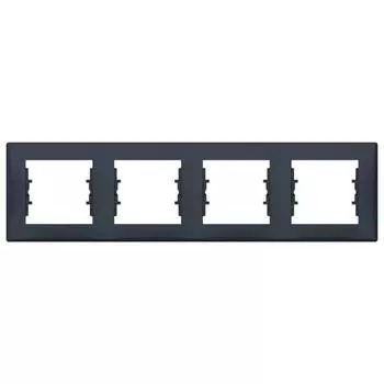 Рамка 4-м Sedna горизонт. графит SchE SDN5800770