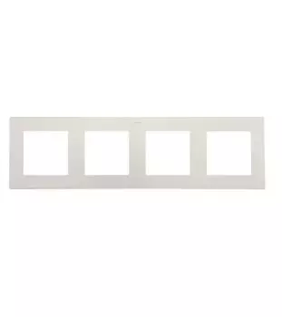 Рамка 4-м Simon24 алюм. 2400640-033