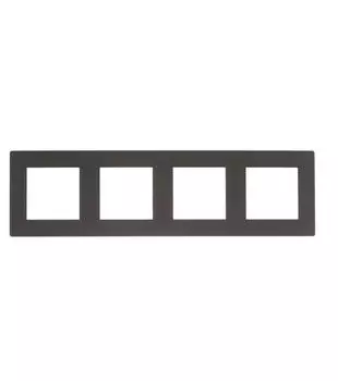 Рамка 4-м Simon24 графит 2400640-038