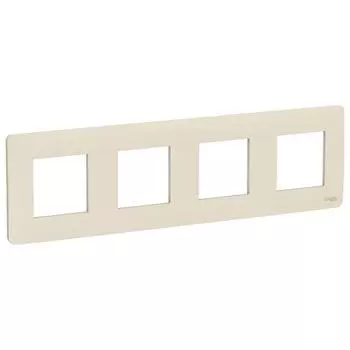 Рамка 4-м UNICA STUDIO беж. SchE NU200844