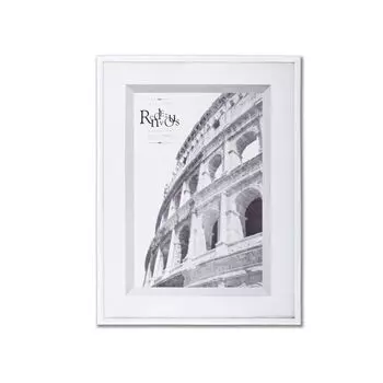 Рамка бизнес-класса 30х40 см, пластик, багет 9 мм, белая, 7917