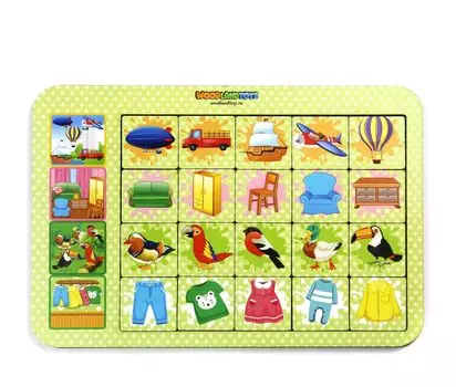 Рамка-вкладыш WOODLANDTOYS 093102 Ассоциации 2