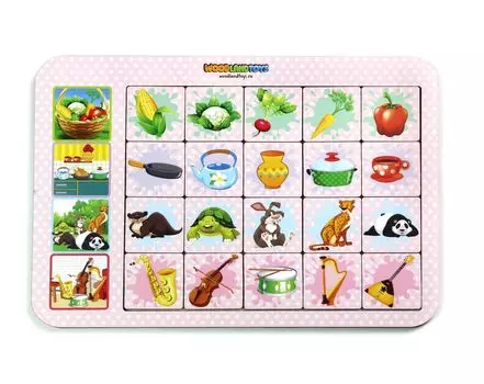 Рамка-вкладыш WOODLANDTOYS 093103 Ассоциации 3