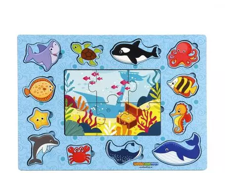 Рамка-вкладыш WOODLANDTOYS 144103 В океане