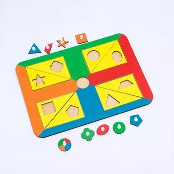 Рамка-вкладыш WOODLANDTOYS 82202 Монтессори. Вкладыши-трафареты