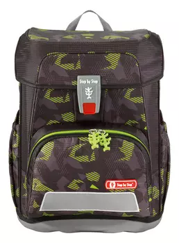 Ранец Step By Step Cloud Black Cat черный/зеленый 4 предмета (183688)