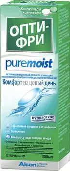 Раствор для линз Опти-Фри PureMoist (300ml) с контейнером (new pack)