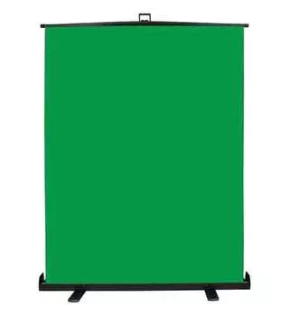 Раздвижной переносной фон Fancier зеленый хромакей 145x200см