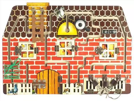 Развивающая доска Нескучные игры №4 арт.7905 "Кошки-мышки" (45х32)